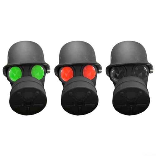 Jotekonoby Helm-Anhängerkupplungsabdeckung mit Visier und anpassbarer Augenfarbe, Kunststoff-Schutzkappe für Standard-Kupplungen, wetterbeständiges Abschleppzubehör (rot)