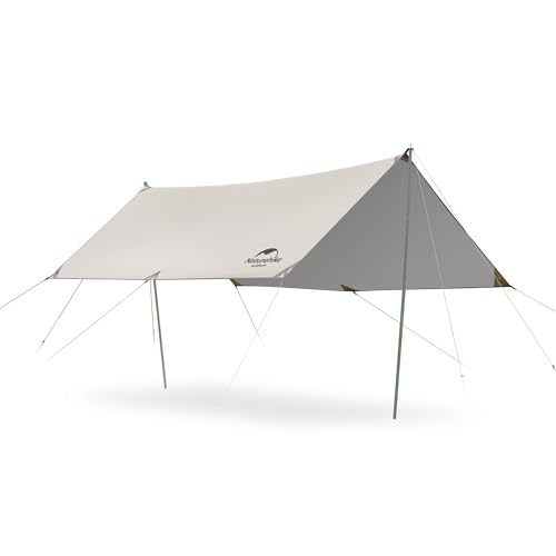 Naturehike Vordächer Vorzelte Camping Zeltplane Tarp Wasserdicht Regenschutz Anti-UV Sonnendach Sonnensegel Vordächer Vorzelte Pavillon für Outdoor Camping Picknick Festival