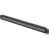 Renkforce 24 Port BNC-Patchpanel 483 mm (19) 1 HE Bestückt