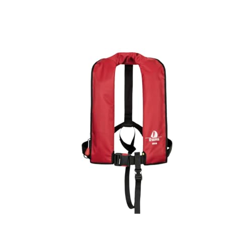 12skipper Automatik Rettungsweste ISO 165N Waistbelt, Schwimmweste, rot