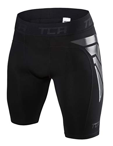 TCA Jungen CarbonForce Pro Thermo Kompression Unterwäsche Shorts - Schwarz, 12-14 Jahre