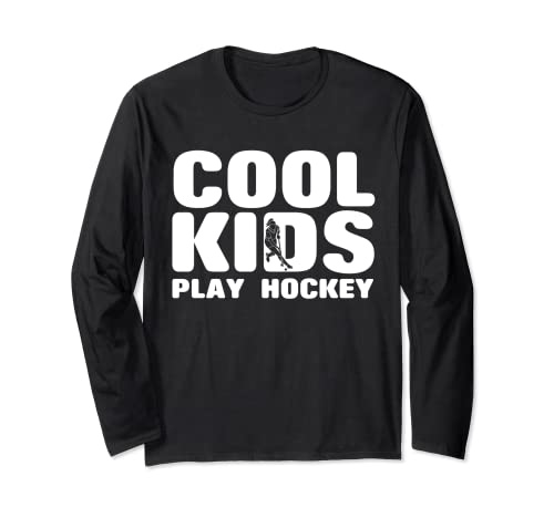 Cooles Kinderspielfeld-Hockey-Mädchen Langarmshirt