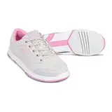 Bowling-Schuhe | KR Strikeforce – Chill | Damen-Schuh mit Gleitsohle beidseitig | Moderner Sportschuh für Frauen und Mädchen | Grau Pink - Größe 37,5