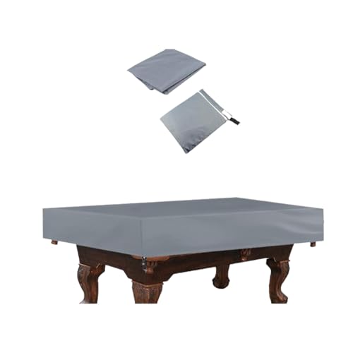 Billardtisch-Staubschutz - 8ft Pooltisch Staubschutz, 210D Oxford Billardtisch Abdeckung, Wasserdichte Abdeckung Für Billardtisch, Kordelzug Design