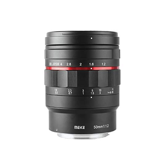 Meike MK-50 mm F1.2 RF große Blende manueller Fokus Festobjektiv für Canon Full Frame EOS R EOS-RP R5 R6 R7 R10 spiegellose Kameras