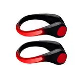 Weppduk Leuchten mit Clips für Laufschuhe, mit Schuh-Clips, Sicherheitslicht für Spaziergänge in der Nacht, Sicherheits-Clips zum Laufen, Joggen, Wandern, Radfahren, LED-Licht,