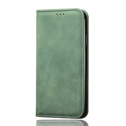 SEAHAI Hülle für Samsung Galaxy A56 5G Handyhülle, Premium PU Flip Brieftasche Schutzhülle mit Ständer/Kartenfach/Magnetisch Stoßfeste Lederhülle Ultra-dünn Klapphülle - Grün