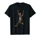 Lustiges Skelett Laufkostüm T-Shirt