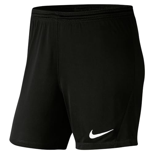 Nike Damen W Nk Df Park Iii Short Nb Kurze Hose, Black/White, S EU