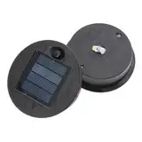 Yardenfun 2St Solarzubehör Batteriebehälter selber Bauen Ersatzaufsätze für Solarleuchten heizlùfter slico Laterne DIY Batteriebehälter Praktisches DIY-Batteriefach Plastik Black