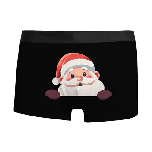 Tobysper Boxershort Weihnachten Herren Weihnachtsunterhose Männer Lustig Weihnachts Boxershorts Herren