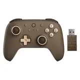 AKNES 8Bitdo Ultimate 2C 2.4G Wireless Controller für Windows PC und Android, mit Hall Effekt Joysticks und Hall Trigger, 1000Hz Polling Rate, und Remappable L4/R4 Bumpers (Brownie)