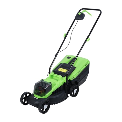 yulewiix Rasenmäher, selbst beim kabellosen Push-Rasenmäher mit verbessertem bürstenlosen Motor, 30-L-Grasbehälter, 1600W leistungsstarker elektrischer Rasenmäher für mühelose Gartenwartung EU
