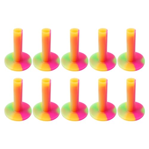 MiOYOOW 10 Stück Gummi Golf Tees, Golf Trainings Tees, Gummi Wintertees Gummi Driving Range Tees für Das Golf Übungstraining Im Innen und Außenbereich