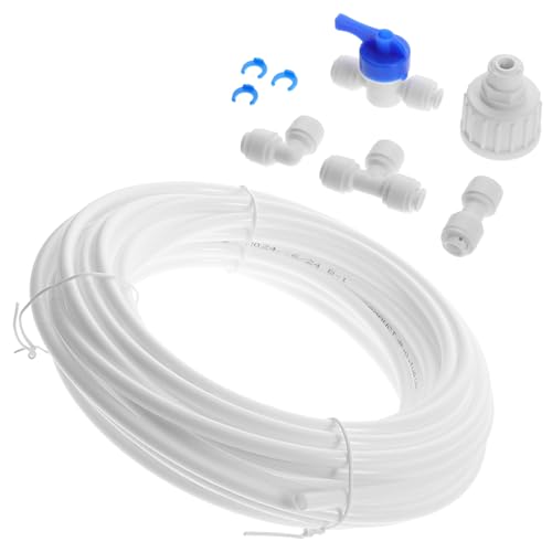 VALICLUD Wasserfilter Schlauchset für Wasserreinigungsanlagen Schnellanschluss Wasserrohrverschraubung Flexibles und Langlebiges Zubehör für Frisches Trinkwasser