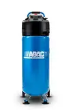 ABAC Vertikaler Luftkompressor EASE-AIR 50V, Ölfreier Luftkompressor, Maximaler Druck 10 Bar, Leistung 2 PS, 50-Liter-Tank, Geräuschpegel 97 dB (A)