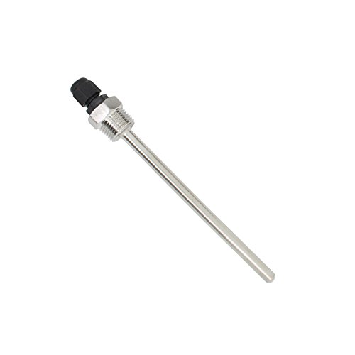 1/2 Zoll – Tauchbrunnen Edelstahl 30 mm 50 mm 100 mm 200 mm 300 mm 400 mm 500 mm – Eintauchen Well Thermowell-Thermopocket für Thermoelement (200 mm)