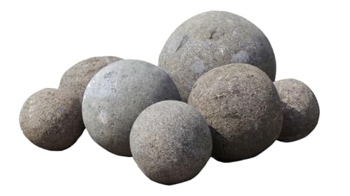 Generisch Dekokugel Garten Gartendekokugel Ø 20cm Naturstein Steinmetzarbeit