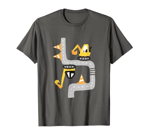 Bauarbeiter Beruf Bagger Baustelle Baumaschine Geschenk T-Shirt