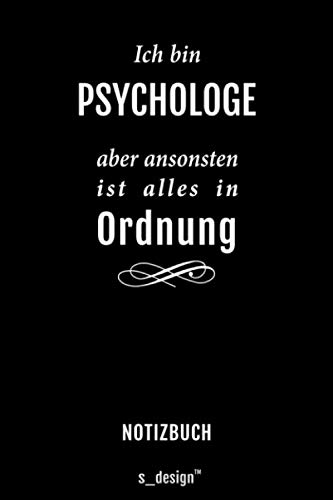 Notizbuch für Psychologen / Psychologe / Psychologin: Originelle Geschenk-Idee [120 Seiten kariertes blanko Papier]