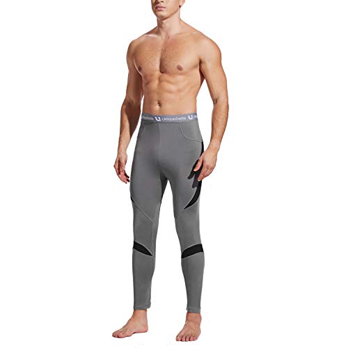 UNIQUEBELLA Thermounterwäsche Unterhose, Funktions Herren Funktionswäsche Skiunterwäsche Winter Suit Ski Thermo-Unterwäsche Thermowäsche Leggings