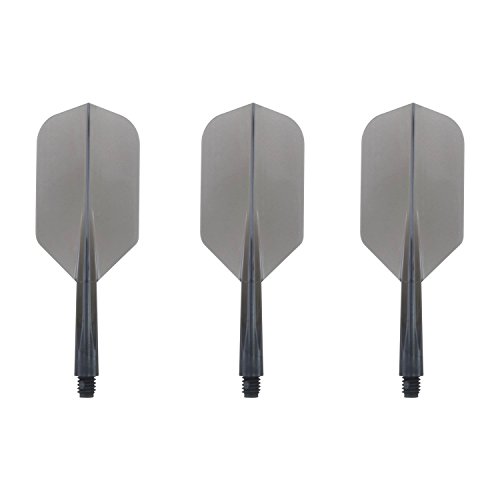 Condor Dart Flights | Zero Stress | Slim | Clear Black Short