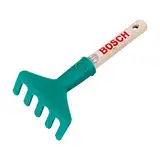 Theo Klein 2788 Bosch Handrechen, kurz I Robuster Kinder-Rechen I Stabiler Holzgriff I Maße: 17,5 cm x 8,5 cm x 4 cm I Spielzeug für Kinder ab 3 Jahren