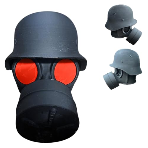 Anhängerkupplungskappe,Schutzkappe für die Anhängerkupplung,Anhängerkupplung in lustiger Gasmasken-Helm-Form,Staub- und Wasserdicht,Schutzabdeckung für die Anhängerkupplung (Rot)