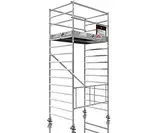 Profigerüst: ALTEC AluKlik® 2.0 500 XXL, Arbeitshöhe 5m, 135cm Breite, TÜV, Made in Germany, 25cm höhenv. Ø150mm Rollen, Alu Gerüst Rollgerüst Fahrgerüst Baugerüst Faltgerüst Arbeitsplattform