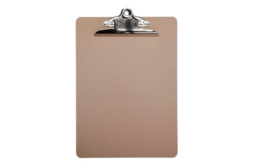 MAUL Klemmbrett A4 MAULclassic | Klemmbrett Holz im DIN A4 Hochformat | Stabiles Klemmbrett zum Aufhängen | Clipboard mit Vintage Klemmer | Klemmbretter für Büro, Küche und Werkstatt | Holz