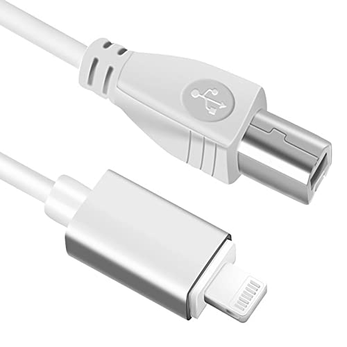 SZBJSMF USB B auf Midi Kabel, 1m/3.3ft OTG Kabel für Iphone, IOS, Kompatibel mit Piano, Keyboard, Audio Interface, Elektronische Musikinstrument