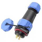 4 Pin-Stecker, Luftfahrtanschluss Männlich und weiblich, 4 Pin wasserdichte Steckerbuchse für Kabeldurchmesser 7-12 mm, wasserdichte Anschlüsse 12V