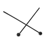 Sharplace 2x Percussion Mallets Rods Sticks für Bell Xylophone Marimba 265cm