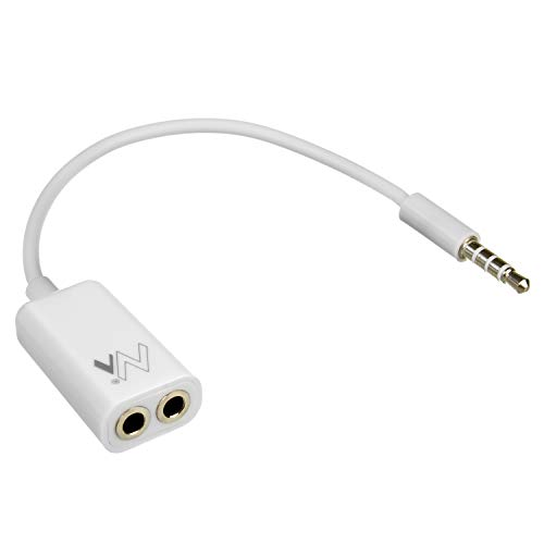 Maclean MCTV-580 3,5mm Klinken Splitter Y Adapter Kabel 1x 3,5mm Stecker auf 2X 3,5mm Buchse