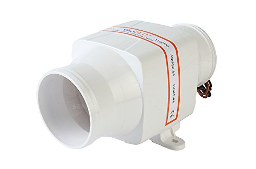 Seaflo 3" 130 CFM Inline-Bilge Gebläse Ventilator