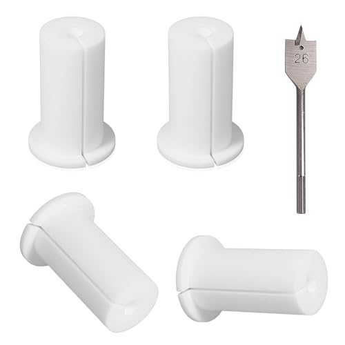 4PCS Kabelführungsset für Starlink, Wanddurchführungen für Wanddurchführung Kabel für Starlink Kabelrouter und Ethernet Adapter (Weiß)