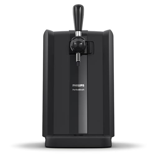Philips PerfectDraft Bierzapfanlage für zu Hause, 6 l, Frisches, 3° Grad Kaltes Bier für 30 Tage mit LED-Anzeigen (HD3760/90)
