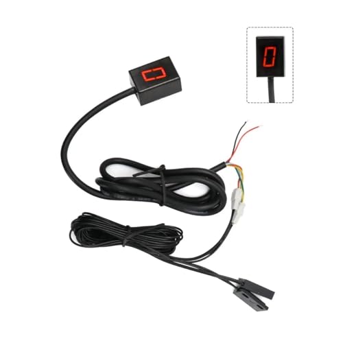 Ganganzeige 6 Geschwindigkeit Universal Motorrad Motorrad Digital Getriebe Anzeige Schalthebel Magnet Display Für Yam&aha Für SU&ZUKI