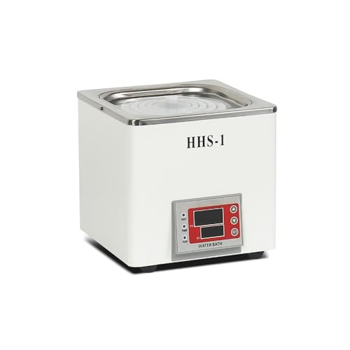 hzexun 220V Elektroheizung Wasserbad mit konstanter Temperatur Perforierte Wasserbad für Laboreinsatz Temperiergeräte Wassertank (1 hole)