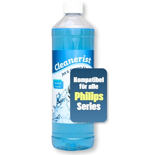 Cleanerist | 1L Scherkopfreiniger Nachfüllflüssigkeit für Philips Quick Clean Kartuschen (z.B. Series 3/5/7/9000) – Ersatz zum Nachfüllen von 10 Reinigungskartuschen (CC13/CC16) für Rasierer-Station