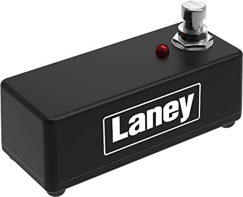 Laney FS1-MINI foot switch - Single Switch Mini Pedal - LED Status Light - With Removable Lead