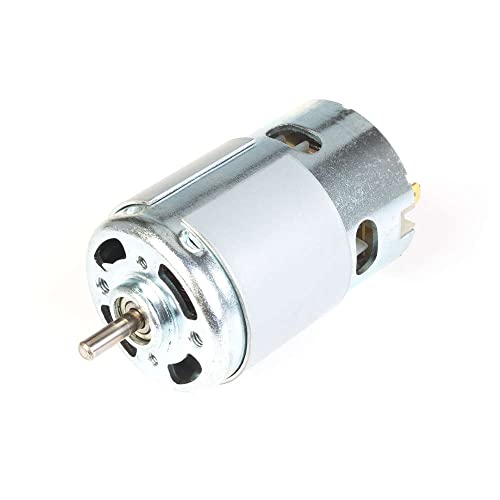 ANGEEK 895 Motor, Hochgeschwindigkeits-Gleichstrommotor 12V-24V 6000-12000RPM mit hohem Drehmoment und Kugellager für Elektrowerkzeuge, Fräser, Elektroschrauber, DIY