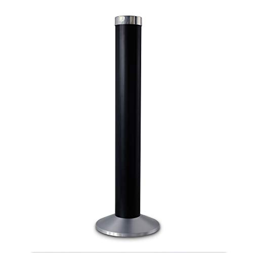 Aschenbecher Säule 81x25 cm, schwarz, Marke Szagato, Marke Szagato Made in Germany (Industrie Standaschenbecher modern Design Aschenbecher groß stehend aus ALU für innen und außen outdoor)