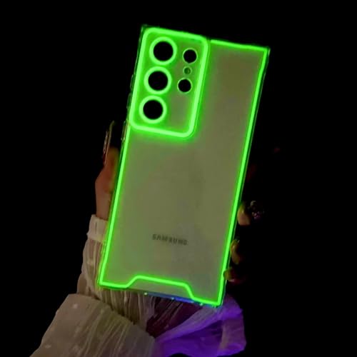 Tivenfezk Nadoli Leuchtend Hülle für Samsung Galaxy S23 FE,Fluoreszierend Licht im Dunkeln Weich Silikon Transparent Handyhülle Schutzhülle Klar Cover