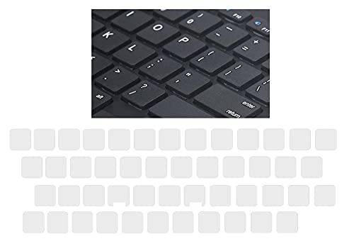 Generisch Tastenschoner Aufkleber für PC und Computer Tastaturen Transparente Tastatur Aufkleber Blättchen (R55) (14mm)
