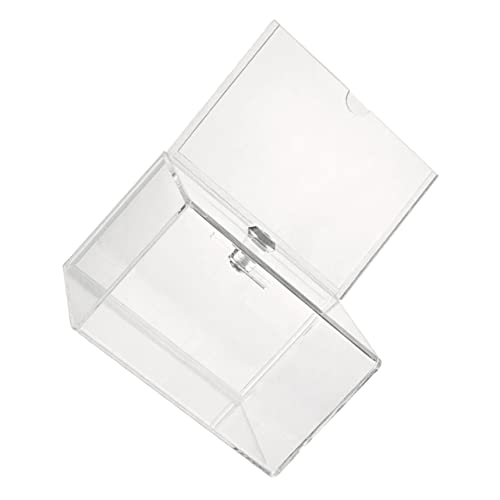 Tofficu Abschließbare Wahlurne Zur Stimmabgabe Vorschlagseinholung Acrylbox Mit Abschließbarem Design