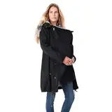 Winterjacke Damen Schwangerschaft Umstandsmode Jacke Umstandsjacke Umstands Baumwolljacke 3 in 1 Winter Langer Puffer Daunenjacke Parka mit Kapuze mit Taschen Wasserdichte Baumwolljacke 2024