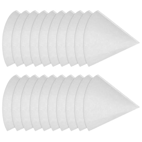 20 Stück Kegelfilter DN 125, G4 Filter Lüftungsanlag, Kegelfilter für Abluft, Länge 180 mm Filtervlies, Filtermatten für lüftungsanlagen, Geeignet für alle Arten von Lüftungssystemen im Haus