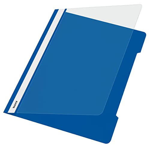 Esselte Leitz Standard-A4-Titelstreifen-PVC-Tischdecke in voller Länge, blau