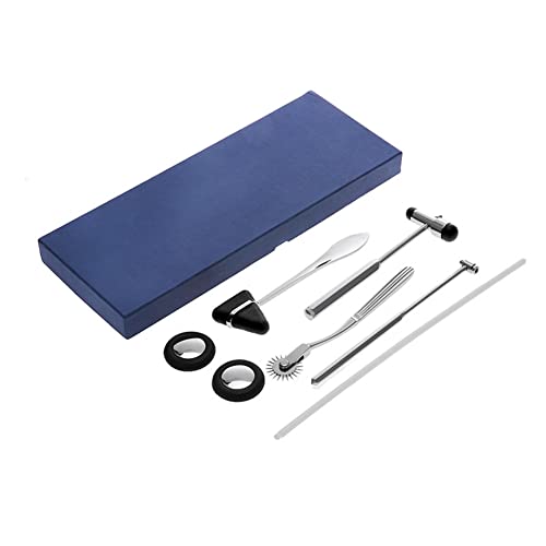 Cpolebev Neurologisches Schlagzeug Set Reflexhammer Set, Inkl. Windrad, Babinski Hammer, Buck Hammer, Diagnose Kit